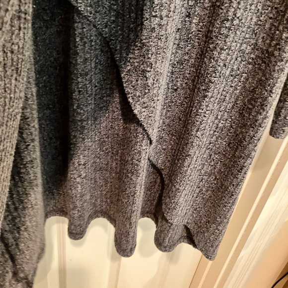 Suzanne Betro Midi Sweater Dress Heather Gray Size 1X - Picture 5 of 7
